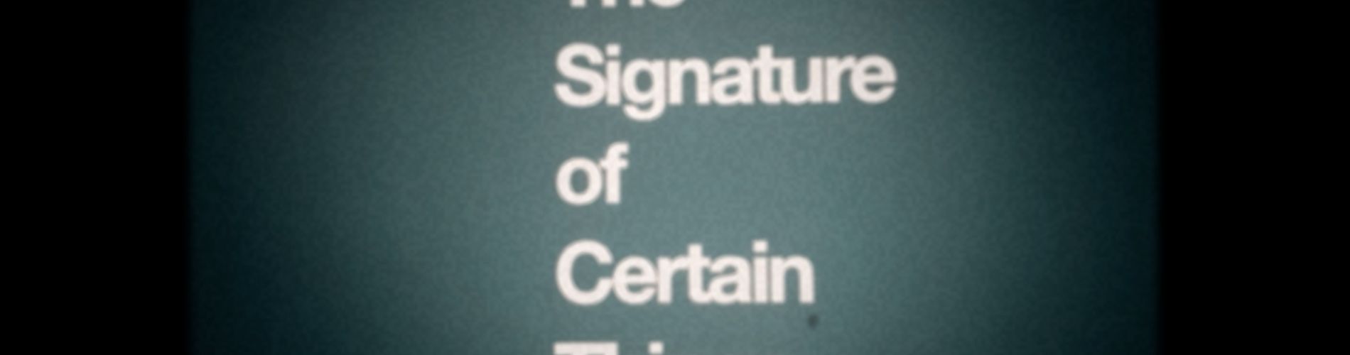 The Signature of Certain Things