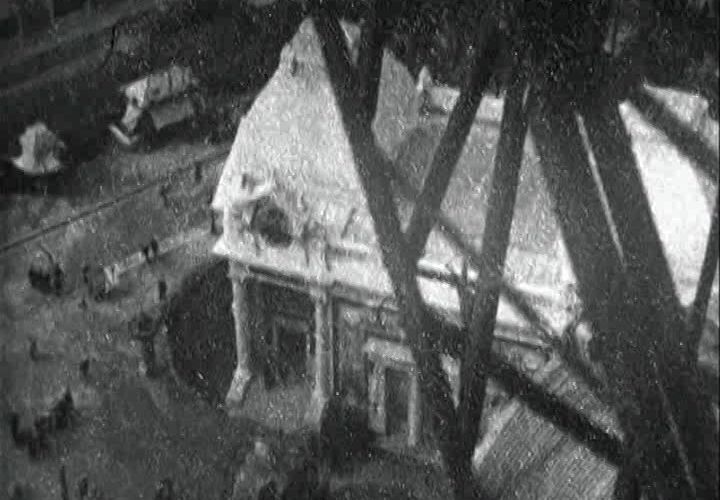 Scene from the Elevator Ascending Eiffel Tower