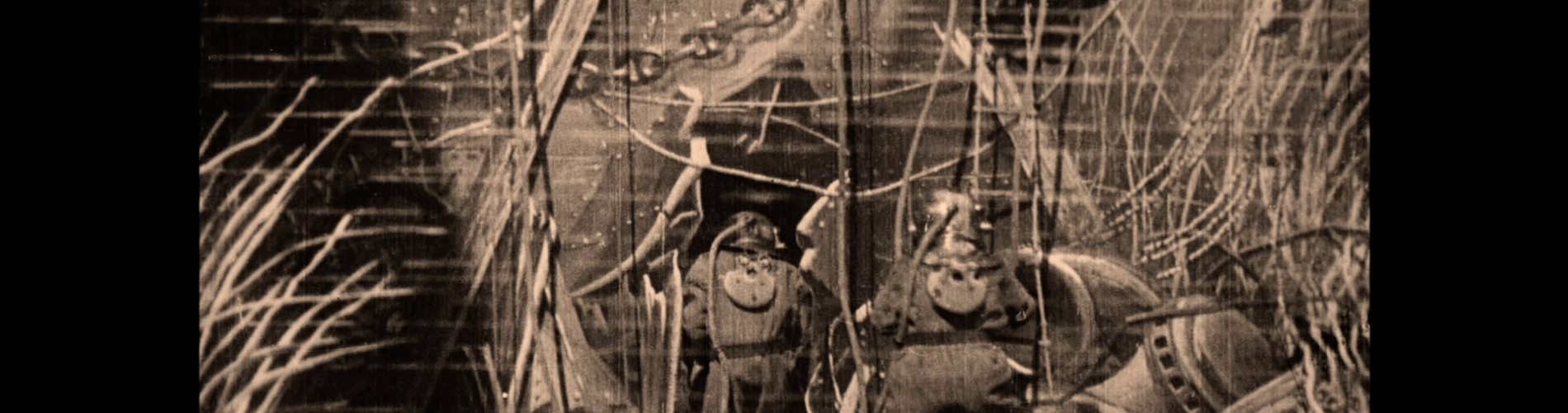 Divers at Work on the Wreck of the 